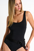Shan Fashion Belted one-piece
